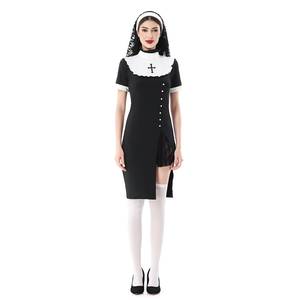 Nuevo Disfraz de Monja Sexy para Adultos de Halloween con Cruz, Traje de Cosplay para Carnaval - Product Image 5