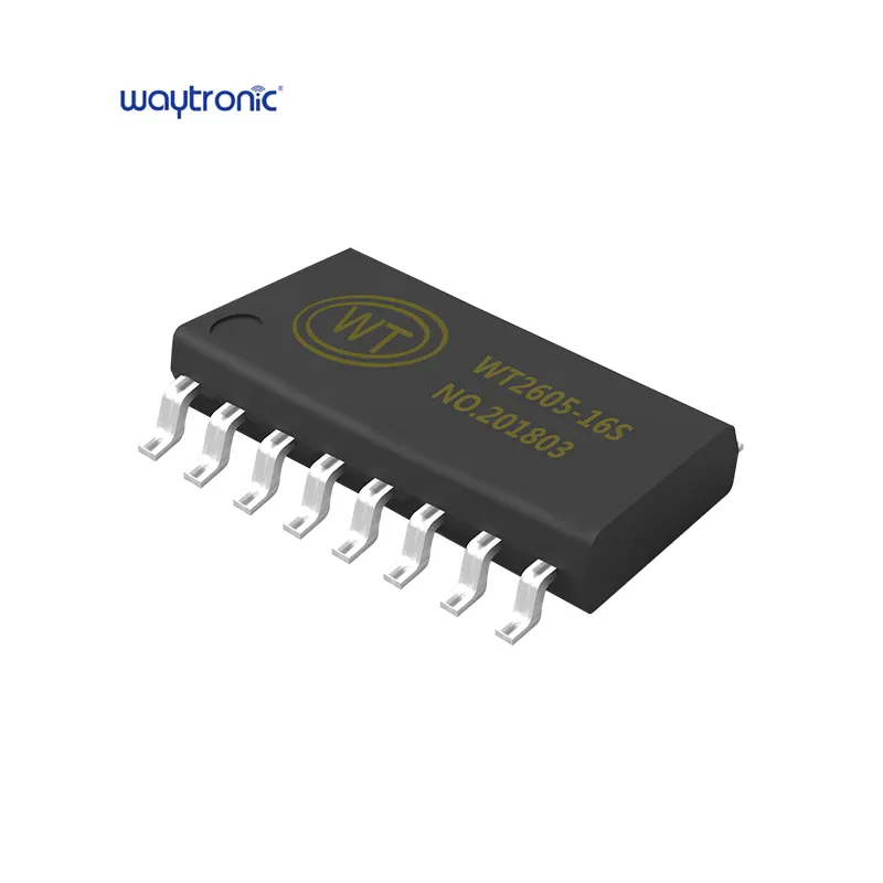 WT2605 DAC Blue-tooth Dual Channel LED Controller Driver Voice Chip with Button Electronic Components Integrated Dircuit IC Chip