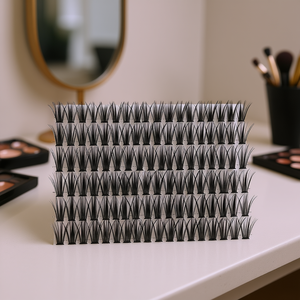 Juego de Pestañas Postizas Individuales DIY, 160 Piezas, Calidad Premium, Naturales, Largas, Curvatura C, Banda de Plástico, 0.07 mm, Hechas a Máquina - Product Image 2