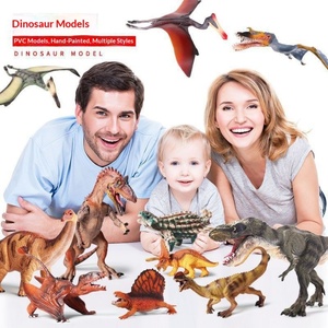Bộ đồ chơi khủng long nhựa vinyl nhồi bông siêu thực, quà tặng công viên khủng long Jumbo mới nguyên hộp dành cho trẻ sơ sinh và trẻ nhỏ - Product Image 1