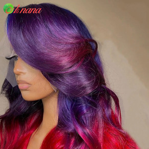 วิกผมมนุษย์ขนาด13x4ทำจากลูกไม้มีสี - Product Image 2