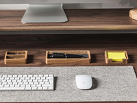En bois Rectangle Bureau Plateau Organisateur Catchall Accessoire pour Bijoux Clés Montre Lunettes Stylos pour Bureau Usage Domestique Idée Cadeau