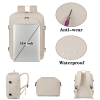 Sac à dos unisexe imperméable en Oxford 40L durable et élégant avec port USB pour ordinateur portable, idéal pour les loisirs, les voyages, l'usage quotidien, les activités de plein air, l'école et les vols.
