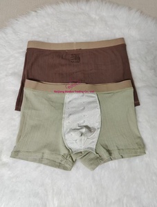 Bequeme Herren-Baumwollunterwäsche Atmungsaktive Weiche Boxershorts Mittlere Taillenhöhe Slips Kurz für Männer Großhandel - Product Image 5