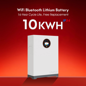 סוללת ליתיום KEVOLT לאחסון אנרגיה ביתי, קיר כוח סולארי, 10 קוט\\\"ש, 48 וולט, 200 אמפר/שעה, LiFePO4, למערכת סולארית - Product Image 1
