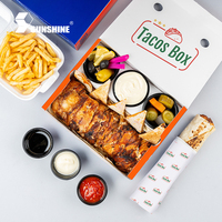 En Gros Boîte Hamburger Frites Poulet McDonald's Emballage Alimentaire Rapide À Emporter Personnalisée Carton Kraft