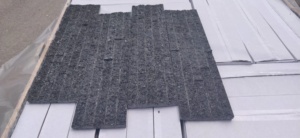 Pannelli Decorativi in Pietra Naturale di Ardesia Nera Impilata a Prezzo Conveniente - Product Image 4