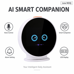 Robot Compañero Inteligente con IA, LED Azul, Control por Voz, Certificación CE, para Niños, Estudio, Despertador, Venta al Por Mayor, Personalizable, ODM - Product Image 1