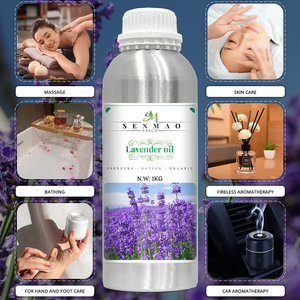 น้ำมันหอมระเหยลาเวนเดอร์ออร์แกนิกบริสุทธิ์จากธรรมชาติ100% สำหรับดูแลรสชาติจากพืชในจีน - Product Image 1