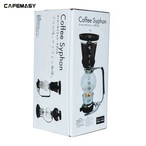 CAFEMASY Phong Cách Mới Kim Loại Cà Phê Siphon Ấm Đun Nước Chịu Nhiệt Cà Phê Maker Percolator 3 Ly Cà Phê Siphon - Product Image 6