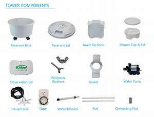 Lyine 4p6 tour hydroponique 20 gallons tour hydroponique jardin <span class=keywords><strong>pour</strong></span> intérieur/extérieur - Product Image 3