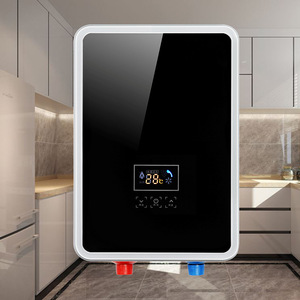 Calentador de Agua Eléctrico Instantáneo de 3000-3999W con Control Táctil, Montaje en Pared, Calentamiento Rápido, para Cocina y Hogar, Pantalla LCD, IPX4, Plástico - Product Image 1