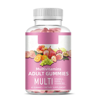 Meilleure qualité Adultes Enfants Meilleur complément alimentaire Marque privée OEM Gomme multivitaminée colorée