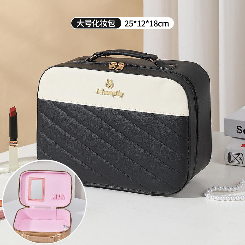 801 Rayas diagonales-Negro grande