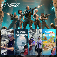 Équipement de jeu de tir VR en intérieur version 360, simulateur de jeu de tir VR multijoueur