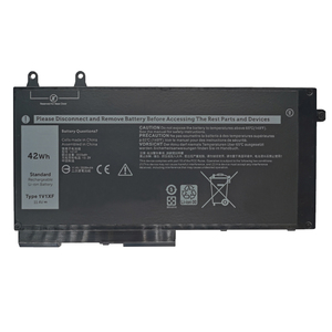 Batterie d'ordinateur portable 1V1XF 42Wh 3500mAh pour Dell Latitude 5400 5500 Precision3540 3550 Inspiron 7590 7591 4GVMP R8D7N 04GVMP RF7WM - Product Image 1
