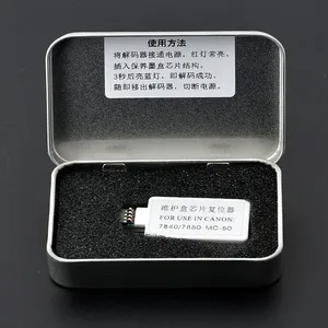 1 pièce Puce de réinitialisation pour réservoir de maintenance d'encre usagée MC-50 pour imprimantes <span class=keywords><strong>Canon</strong></span> 7840 7850 7740 7750, compatible avec la puce du réservoir de récupération MC50 - Product Image 3