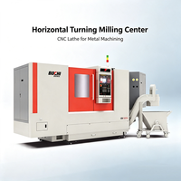 Centre de tournage CNC horizontal BOJI, tour CNC automatique haute précision à vendre