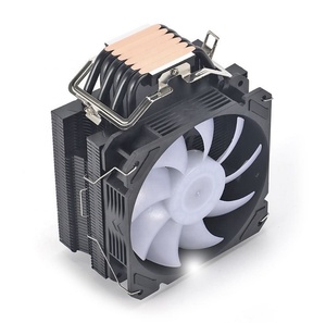 Enfriador de Radiador Universal para FM AM4 AM5, 6 Tubos de Calor de Cobre, Ventiladores de 120 mm, Negro Fresco ARgb, Radiador Refrigerado por CPU RGB - Product Image 6
