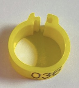 Duivenpootringen 8mm binnendiameter Eco Plastic Vogelpootbanden Papegaai Clipringen Digitale tags Fluorescerend groen12 - Product Image 3