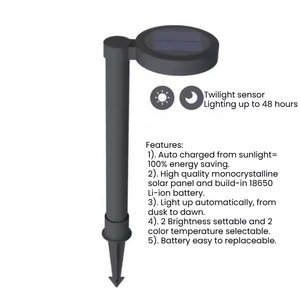 IP65 all'aperto impermeabile RGB giardino 32LED solare Spike luce prato ad alta luminosità giardino pavimento di inserimento - Product Image 3