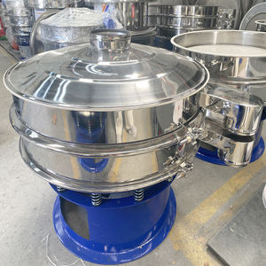 Machine de criblage d'amidon de farine de qualité alimentaire avec la construction d'acier inoxydable de moteur marque de Tesheng de capacité de 1-2 tonnes/h - Product Image 3