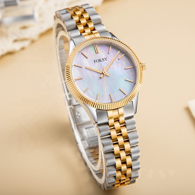 Casual Women Amarna Style OEM Japanese Quartz Watch for Girl Stylish With Wholesale