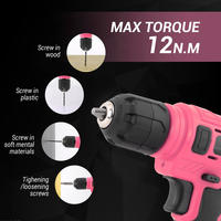 Perceuse à percussion électrique sans fil 8V personnalisable, 30 mm, batterie lithium sans fil, moteur sans balais, vitesse variable, kit OEM