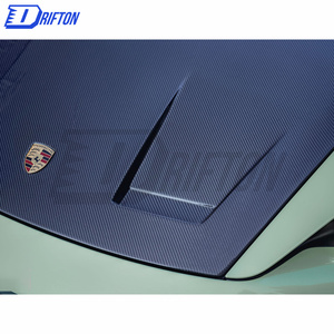 Capot en fibre de carbone sèche style GT pour Porsche Taycan 4S Turbo S Capot avant - Product Image 3