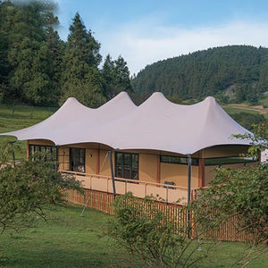 Alojamiento en Tienda de Campaña para Hoteles al Aire Libre, Estructura de Acero, Tienda de Campaña de Lona para Glamping, Tienda de Campaña Safari con Baño - Product Image 1