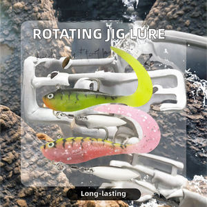 Leurre souple de pêche, jig en plomb, leurres en PVC, VIB, leurres artificiels rotatifs, leurres durs, cuillère en métal pour les poissons de la famille des  Lucioperces - Product Image 2