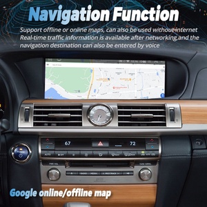 12.3inch 1920*720 Qled Screen Car <b>Android</b> Multimedia Video Player Carplay for Lexus LS460 F-Sport 2013 Radio Tape Recorders GPS - Product Image 5