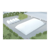 Membrane gonflée Membrane d'air serre agricole Structure à membrane pneumatique Dôme gonflable