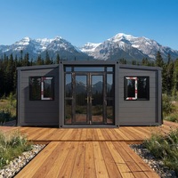 Maison conteneur pliable extensible de luxe, résidentielle, personnalisée, style appartement australien