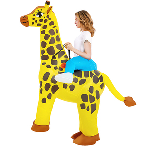 Costume de girafe à monter gonflable pour homme et femme unisexe - Product Image 4