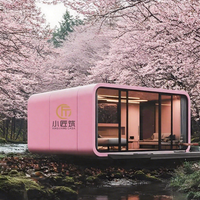CASA Panneau sandwich en acier portable Pod de glamping électrique pour cabine de bureau Conteneur détachable pour salle de bain Supermarché Gym