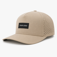 Gorra de Béisbol Personalizada OEM con Logotipo Perforado con Láser, Bordado, Transpirable, Cierre a Presión, Venta al Por Mayor, para Running, Golf y Deportes
