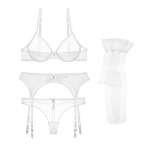 <span class=keywords><strong>Lingerie</strong></span> sexy tendance 2022, 3 pièces, <span class=keywords><strong>lingerie</strong></span> sexy pour femmes matures japonaises avec jarretière et chaussettes - Product Image 2