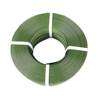 Ruban d'emballage creux en plastique PP fait main avec film coloré et film vert, design contemporain, petit rouleau, pour colis et emballages de coursiers