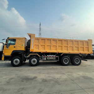 Venta caliente Sinotruck Howo 371hp 8x4 12 Wheeler <span class=keywords><strong>Dumper</strong></span> <span class=keywords><strong>Truck</strong></span> 40 Ton Tipper Dump <span class=keywords><strong>Truck</strong></span> Cámara trasera Euro 2 Diesel Nuevo precio bajo - Product Image 2