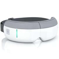 Masseur oculaire électrique avec chauffage et vibration, télécommande sans fil, charge USB Type-C et soin chauffant pour les yeux