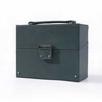 Elegante Scatola per Gioielli di Lusso in Pelle PU con Coperchio a Ribalta, Chiusura in Metallo, Inserto in Velluto, Logo Personalizzato, Vendita all'Ingrosso