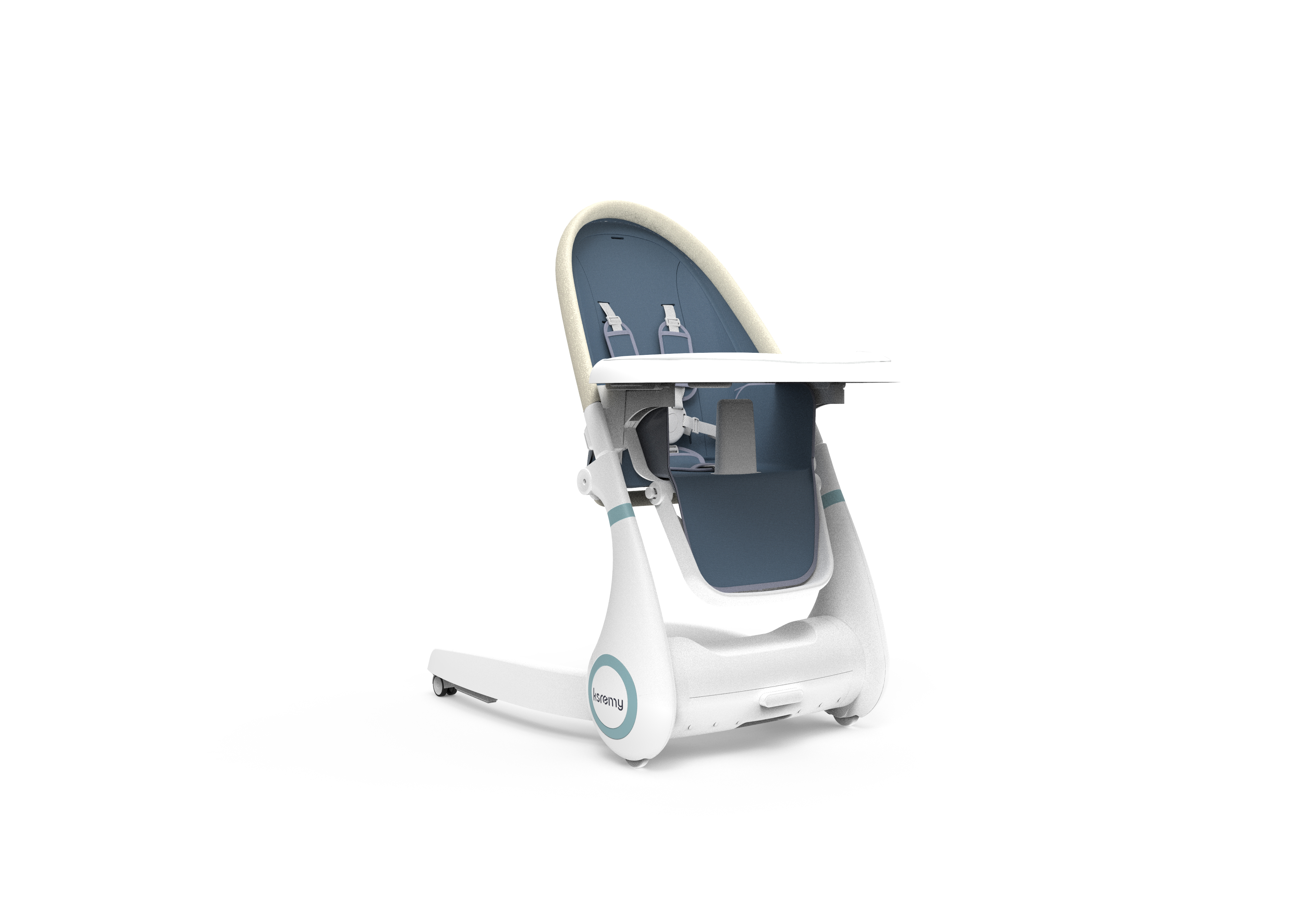 Chaise de salle à manger-bleu marine