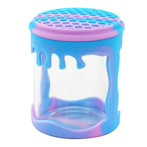 100ml wholesale price A large capacity box multi-functional silicone flower jar