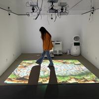 Équipement de parc d'attractions pour parents et enfants, jeu interactif de projection au sol, projecteur 5000 lumens