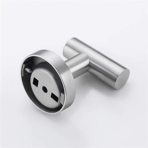Gancio appendiabiti moderno in acciaio inossidabile resistente, senza tracce, da parete, ecologico, per accappatoi e asciugamani da <span class=keywords><strong>bagno</strong></span> - Product Image 6