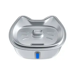 USB Sạc Thông Minh Tự Động Pet Trung Chuyển 3L Mèo Đài Phun Nước Với Bát Thép Kích Thước Lớn Cho Chó Và Mèo Uống - Product Image 1