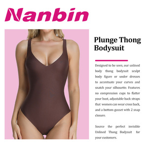 USA Warehouse Shipping Unlined Shaping Thong <strong>Shapewear</strong> <strong>Bodysuit</strong> Backless Snatched Waist Body Shaper <strong>for</strong> <strong>Women</strong> - Product Image 2