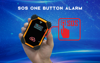 Dispositivo de Seguridad con Alarma de Patrulla RFID 4G 125kHz, Sistema de Gestión en Tiempo Real en Línea, Punto de Control HUAguard HUA-K2 1800mAh