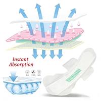 Serviettes hygiéniques douces en coton biologique, serviettes hygiéniques jetables de qualité supérieure (OEM)